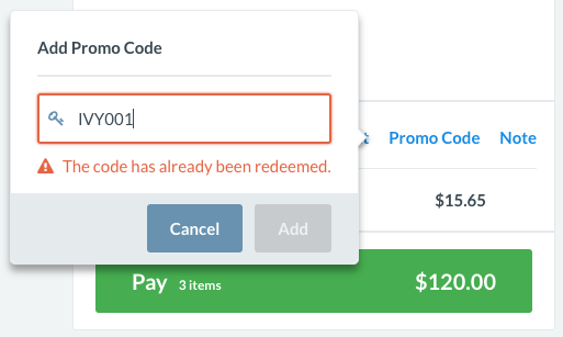 Promo code